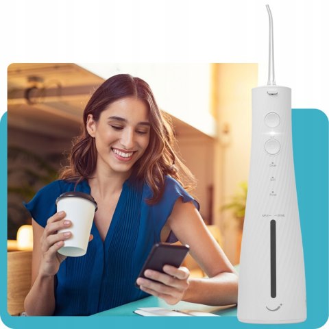 Irygator Dentystyczny Dentalforce 310Ml 9,66 Bar 4 Tryby Ipx7 Usb Type-C