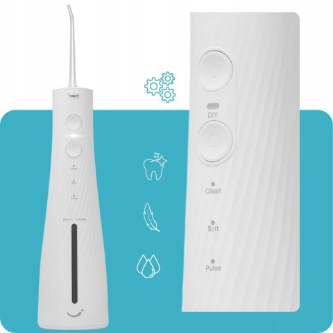 Irygator Dentystyczny Dentalforce 310Ml 9,66 Bar 4 Tryby Ipx7 Usb Type-C
