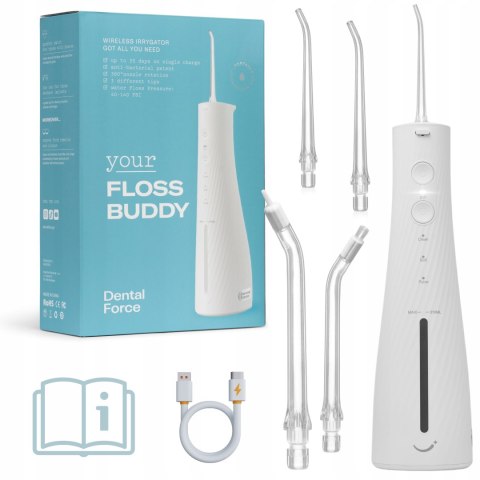 Irygator Dentystyczny Dentalforce 310Ml 9,66 Bar 4 Tryby Ipx7 Usb Type-C