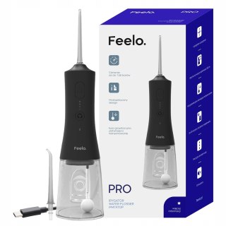 Irygator Dentystyczny Feelo Pro 3 Tryby Do Zdrowych Dziąseł Przenośny 300Ml