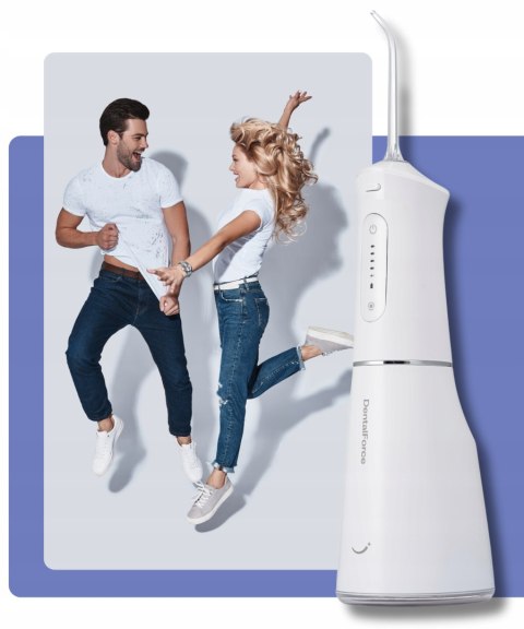 Irygator Dentystyczny Floss Bestie 400Ml 9,66 Bar 5 Trybów 8 Dysz 40 Dni