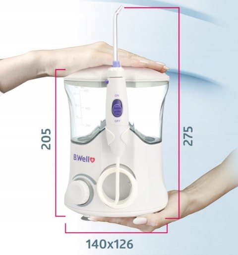 Irygator Do Zębów Dentystyczny B.Well Pro-922 827Kpa, 10 Trybów, 600Ml