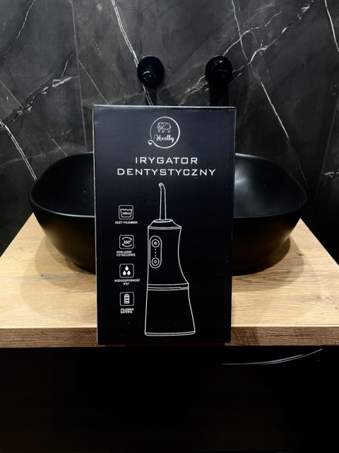 Irygator Heelly Bezprzewodowy 300Ml 8 Dysz 3 Tryby Dla Zdrowych Dziąseł