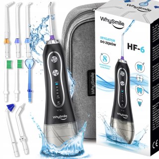 Irygator Jamy Ustnej Whysmile Bezprzewodowy 5 Trybów, 8 Dyz, Ipx7, 300Ml