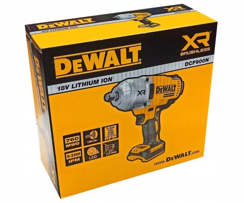 Klucz Udarowy Dewalt Dcf900n-Xj 18V 1/2 Bezszczotkowy 1355/1898Nm Z Panelu
