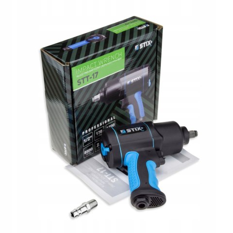 Klucz Udarowy Pneumatyczny Stt-17 1700 Nm Twin Hammer Do Wykręcania Kół
