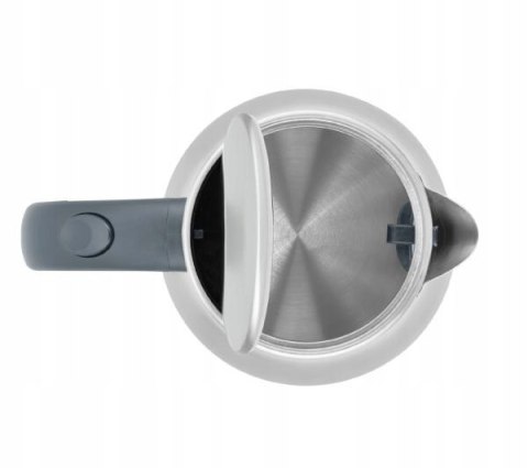 Czajnik Amica Kf 3039 1,7L 2200W Srebrny Bezprzewodowy Z Płaską Grzałką