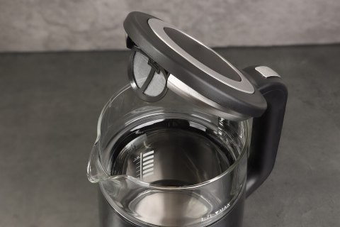 Czajnik Bezprzewodowy Szklany 1,7L 2200W Dotyk.Temp. 13 Poziomów 4 Programy