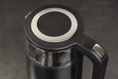 Czajnik Bezprzewodowy Szklany 1,7L 2200W Dotyk.Temp. 13 Poziomów 4 Programy