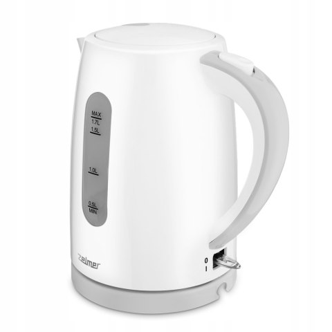 Czajnik Bezprzewodowy Zelmer 2200W 1,7L - Obrotowa Podstawa, Płaska Grzałka