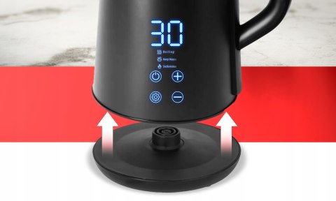 Czajnik Elektryczny Dotykowy 1500W 1,6L Bezprzewodowy Led Z Regulacją