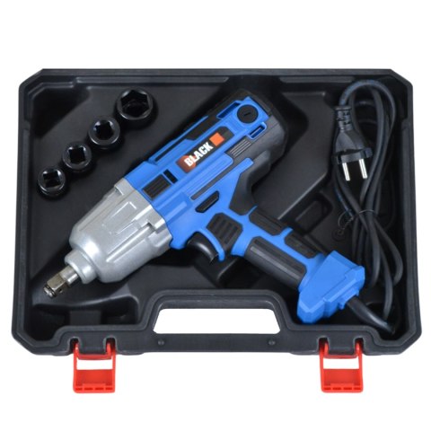 Klucz Udarowy Elektryczny Black 450W 400Nm 1/2 Z Nasadki 17/19/21/23Mm