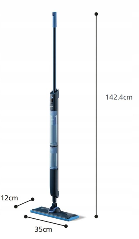 Mop Elektryczny Bezprzewodowy Philips Oneup Xv5113/01 70Min 125M² Do Domu