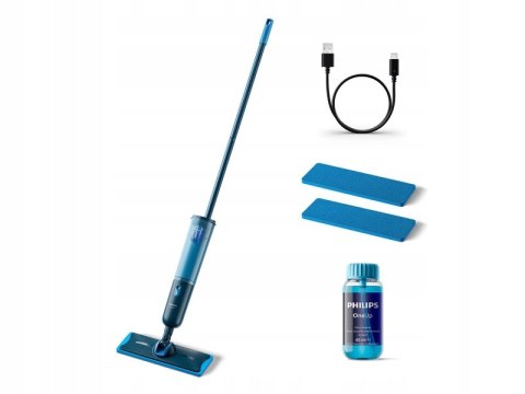 Mop Elektryczny Philips Oneup Xv3101/11 Bezprzewodowy Czas Pracy 50 Min