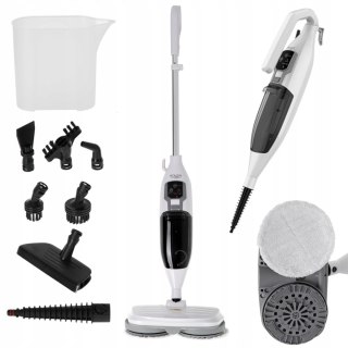 Mop Parowy Obrotowy 1300W 3 Moce, 550 Ml, 5M Kabel, 15 Sekund Nagrzewanie