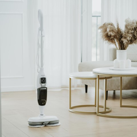 Mop Parowy Obrotowy 1300W 3 Moce, 550 Ml, 5M Kabel, 15 Sekund Nagrzewanie