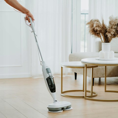 Mop Parowy Obrotowy 1300W 3 Moce, 550 Ml, 5M Kabel, 15 Sekund Nagrzewanie