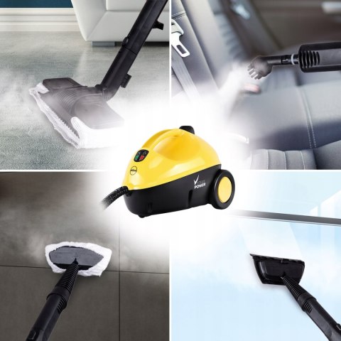 Myjka Parowa Eldom Cm2000 1500W Zestaw Xxl Bez Chemii - Wielofunkcyjna