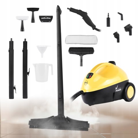 Myjka Parowa Eldom Cm2000 1500W Zestaw Xxl Bez Chemii - Wielofunkcyjna
