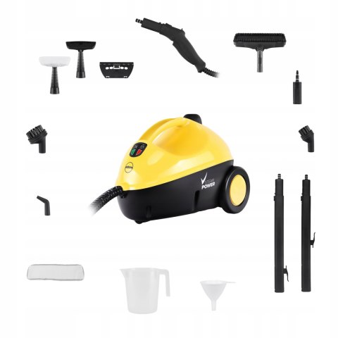 Myjka Parowa Eldom Cm2000 1500W Zestaw Xxl Bez Chemii - Wielofunkcyjna