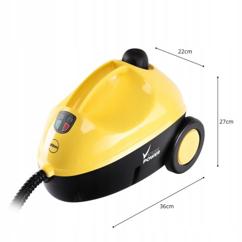 Myjka Parowa Eldom Cm2000 1500W Zestaw Xxl Bez Chemii - Wielofunkcyjna