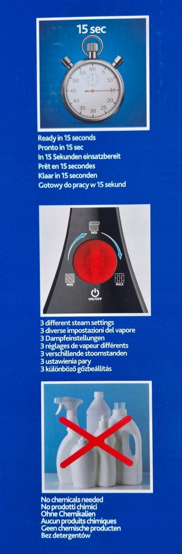 Vileda Steam One Xxl 1550W - Parowy Mop, Szybkie Higieniczne Czyszczenie