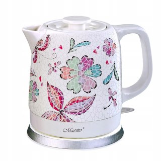 Czajnik Ceramiczny Maestro 1,5L Obrotowa Podstawa 360° Auto Off +Wskaźnik