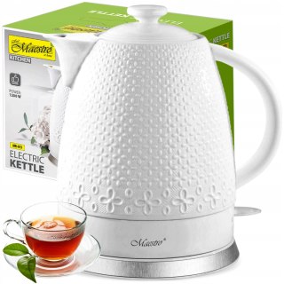 Czajnik Ceramiczny Maestro Mr-073 1,5L 1200W Bezprzewodowy Auto Wyłączenie