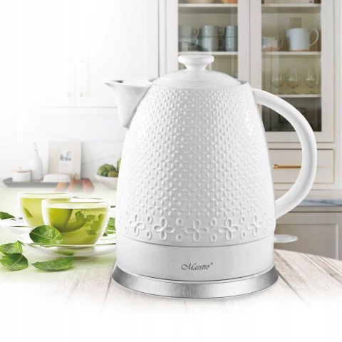 Czajnik Ceramiczny Maestro Mr-073 1,5L 1200W Bezprzewodowy Auto Wyłączenie