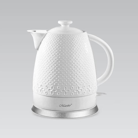 Czajnik Ceramiczny Maestro Mr-073 1,5L 1200W Bezprzewodowy Auto Wyłączenie