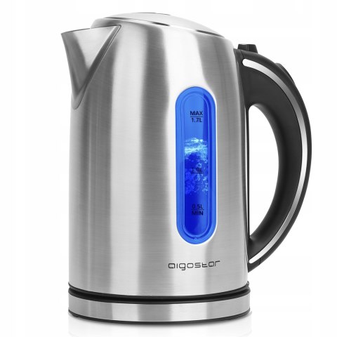 Czajnik Elektryczny Aigostar 2200W, 1,7L, Led, Stal 304 Bpa Free, 360°