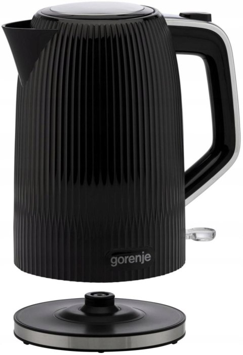 Czajnik Elektryczny Gorenje 2200W 1,7L Czarny Obrotowa Podstawa Z Filtrem