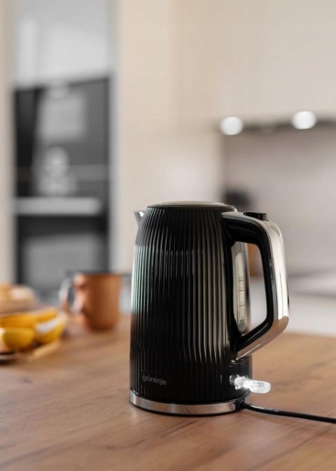 Czajnik Elektryczny Gorenje 2200W 1,7L Czarny Obrotowa Podstawa Z Filtrem