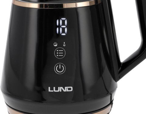 Czajnik Elektryczny Lund 1L 1100W Z Regulacją 40-100°C, Led, Cool Touch