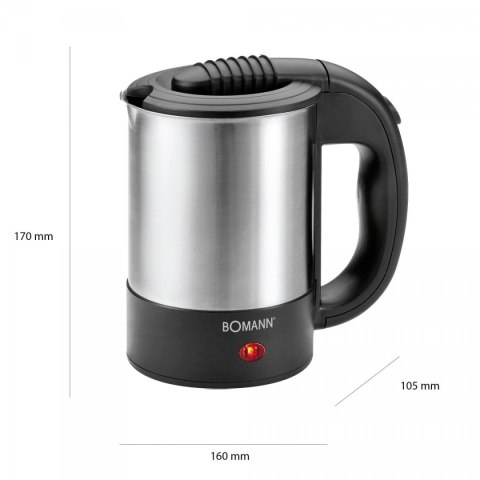 Czajnik Elektryczny Turystyczny 500Ml 1000W Bpa Free - Bomann Wkr 1162 Cb