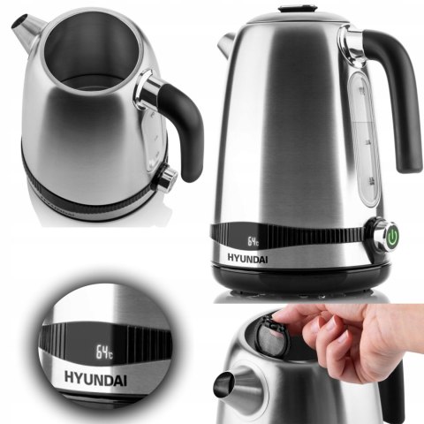 Czajnik Hyundai Vk770 1,7L Inox Z Regulacją Temperatury I Funkcją Keep Warm