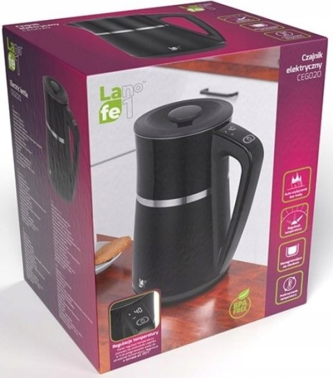 Czajnik Lafe Ceg020 2200W - Regulacja Temperatury 1,7L Podwójne Ścianki