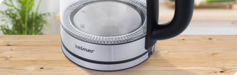 Czajnik Zelmer Zck8024 2200W 1,7L Led, Filtr Antywapniowy, Auto Wyłączenie