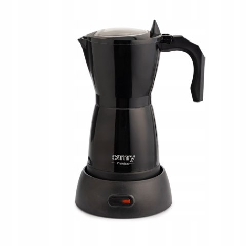 Kawiarka Elektryczna 300 Ml 6 Filiżanek Espresso 480W Obrotowa Podstawa