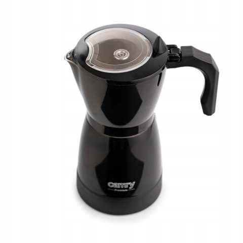 Kawiarka Elektryczna 300 Ml 6 Filiżanek Espresso 480W Obrotowa Podstawa