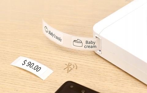 Bezprzewodowa drukarka etykiet Niimbot D110 z aplikacją Bluetooth 203 DPI