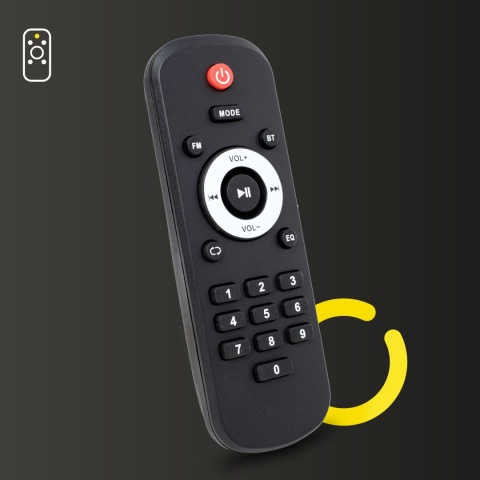 Bezprzewodowy Głośnik Bluetooth 20W z Radiem, LED i Karaoke