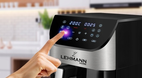 Beztłuszczowa Frytkownica AIR FRYER Lehmann Sante 6L 1500W 12 Programów