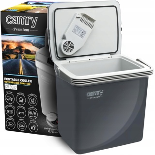 Elektryczna lodówka turystyczna Camry CR8O-8, 25L, 12V/230V, grzanie/chłodzenie