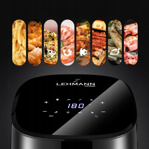 Frytkownica Beztłuszczowa Lehmann Mace XL 1400W z Technologią Warm&Heating