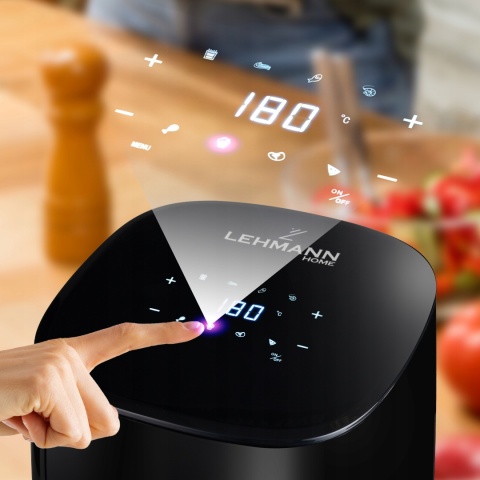 Frytkownica Beztłuszczowa Lehmann Mace XL 1400W z Technologią Warm&Heating