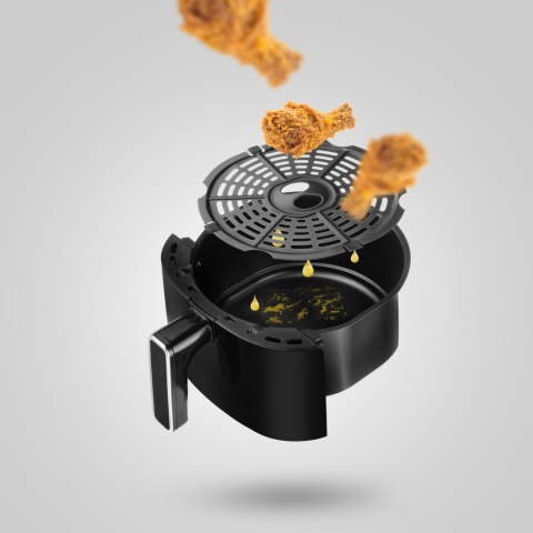 Frytkownica Beztłuszczowa Lehmann Mace XL 1400W z Technologią Warm&Heating