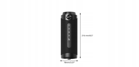 Głośnik Bluetooth Tronsmart T7 30W IPX7 LED z RGB - Przenośny Audio 360°