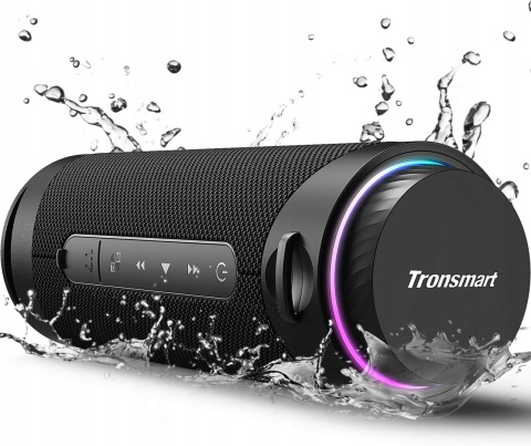 Głośnik Bluetooth Tronsmart T7 30W IPX7 LED z RGB - Przenośny Audio 360°