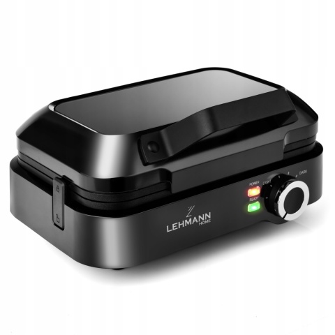 Gofrownica Lehmann Crisp 2000W - Doskonałe Gofry bez Bałaganu